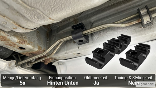 Leitungshalter clip passend - 5x,
