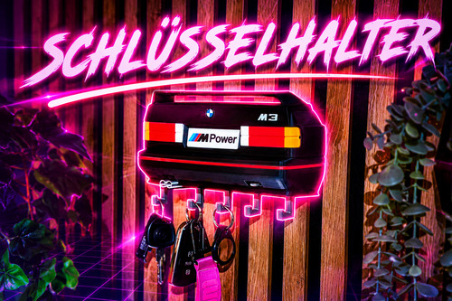 Schlüsselhalter bmw e30 m3 - schlüsselhalter, im